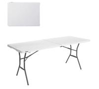 Table rectangulaire pliante LIFETIME 8 personnes