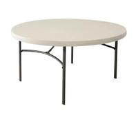 Table Pliante - Lifetime - Diamètre 152cm - 6 À 8 Personnes - Polyéthylène - Garantie 10 Ans Multicolore