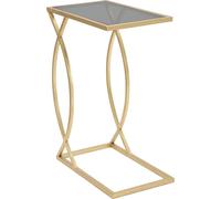 Table pliante Mauro Ferretti 45,5x25,5x60 cm noir or