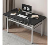 Table Pliante Mobile Avec Espace De Rangement Intégré, Sans Montage, Bureau D'ordinateur Pliable Et Escamotable, Idéal Pour Travailler Sur Ordinateur Portable, Atelier Ou Domicile(C,100*60*75CM)