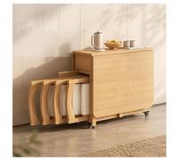 Table Pliante Mobile Rangement Roulette Salon