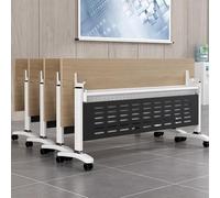 Table Pliante Mobile, Table de Conférence Moderne À roulettes Silencieuses pour Salles de Réunion, de Formation et de Séminaire, de Forme Rectangulaire