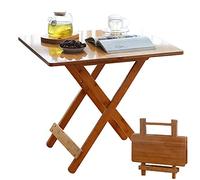 Table pliante multifonction réglable - Table de collation et de télévision réglable en hauteur pour canapé - Design pliable facile à une main - Portable peu encombrante, parfaite pour manger et