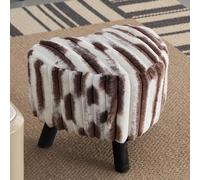 Table pliante multifonctionnelle, Pouf rond en peluche avec roulettes et dossiers, tabouret rembourré doux et confortable en forme de cœur, repose-pieds en forme de cube, siège d'appoint for salon, en