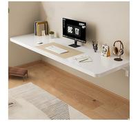 Table Pliante Murale, Bureau, Bureau d'ordinateur, Bureaux de Jeu, Table Murale Rustique en Bois, établi Robuste Pliable for Bar, buanderie, Salle à Manger(White,20x40cm/7.87x15.75in)