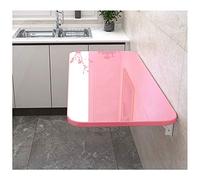 Table pliante murale - Bureau de salle à manger invisible - Console de cuisine et poste de travail pour ordinateur portable - Table pliante peu encombrante pour bureau à domicile et apprentissage