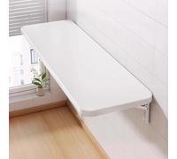 Table pliante murale - Bureau flottant en bois pour cuisine et salle à manger - Établi pliable multifonction pour salon