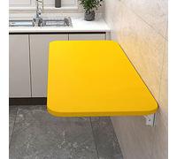 Table pliante murale - Bureau flottant peu encombrant pour les petites surfaces, idéal pour la cuisine, la salle à manger et la buanderie, design polyvalent pour une solution de vie compacte