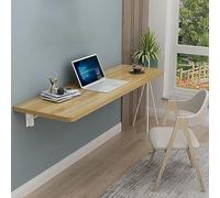 Table pliante murale, bureau flottant pliable pour petits espaces, établi compact pour bureau à domicile, solution peu encombrante pour des zones de travail efficaces
