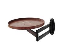 Table pliante murale - Bureau pliable | Table de chevet flottante de 30 cm | Étagère utilitaire | Support d'écriture multifonction pour bureau, salle à manger, chambre à coucher