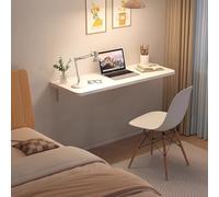Table pliante murale, bureau rabattable mural, bureau suspendu robuste à forte capacité de charge, gain de place, support pour ordinateur portable adapté aux petits espaces : bur 100x40cm/39.4x15.7in