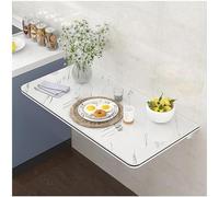 Table pliante murale - Bureau rabattable robuste pour le linge, l'utilisation d'un ordinateur, solution d'économie d'espace