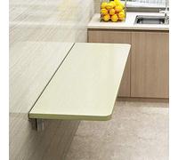 Table pliante murale compacte pour ordinateur et salle à manger pour la maison, finition érable blanc, 70 x 40 cm, solution d'économie d'espace pour les cuisines et les bureaux