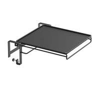 Table pliante murale, conception pliable peu encombrante, 28x25,5x10,8 cm, établi mural flottant, table auxiliaire de cuisine, facile à installer, pour buanderie, bureau, balcon, chambre à coucher