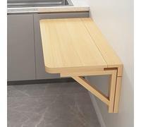 Table pliante murale en bois avec supports, table pliante pour cuisine, salle à manger, table suspendue flottante pour buanderie