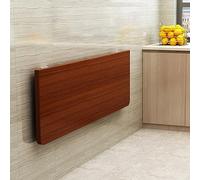 Table pliante murale en bois laqué robuste avec support, design peu encombrant pour buanderie, cuisine et restaurant, facile à installer et à utiliser