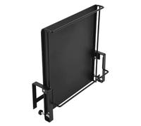 Table pliante murale en fer, 28 x 25,5 x 10,8 cm, table flottante robuste avec capacité de charge | Bureau mural pliable, peu encombrant, travail mural compact, bureau pliable pour petits appartements