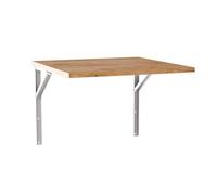 Table pliante murale FLIP 68x68 cm Chêne Artisanat