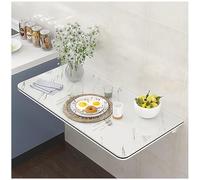 Table pliante murale multicolore pour petits espaces 30/40/50 cm de large, compact et pliable pour salle à manger et poste de travail informatique, design peu encombrant