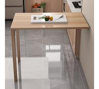 Table pliante murale multifonctionnelle réglable avec étagère télescopique pour économiser de l'espace Bureau de salle à manger DropLeaf Bureau mural compact Bureau pliable polyvalent (couleur)
