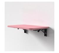 Table pliante murale, petit espace suspendu, flottante avec supports pliables pour cuisine et buanderie