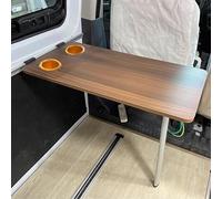 Table pliante murale pour camping-car, table de camping coulissante amovible, facile à installer, parfaite pour caravane, nic cuter Wortat marron, 39 x 79 cm