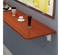 Table pliante murale pour économiser de l'espace - Pour ordinateur portable, écriture, maison, bureau, buanderie, chambre à coucher, balcon