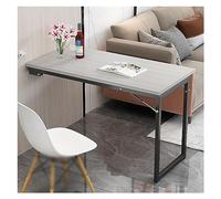 Table pliante murale pour économiser de l'espace - Pour salle à manger et ordinateur portable - Établi pliable pour la maison, le bureau, le garage, la buanderie - Installation facile et design