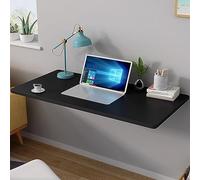 Table pliante murale robuste avec support - Bois laqué robuste pour cuisine, buanderie ou restaurant - Design peu encombrant, durable et élégant