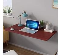 Table pliante murale robuste avec support - Bois laqué robuste pour cuisine, buanderie ou restaurant - Design peu encombrant, durable et élégant