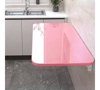 Table pliante murale robuste pour buanderie, cuisine, bar et bureau - Bureau pliable multifonction peu encombrant avec support