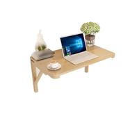 Table pliante murale : support robuste pour TV, maison, bureau, étude, ordinateur portable (60 x 45 cm) - Idéal pour les petits espaces
