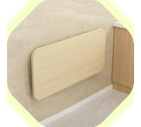 Table Pliante Murale - Table de Travail Flottante Gain de Place, Table à abattants pour buanderie et Maison, 40 x 100 cm, Design en rondins, Solution Polyvalente et élégante pour Les Petits