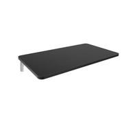 Table Pliante Murale, Table de Travail Pliante, Bureau Mural Pliable pour Garage, abri de Jardin, Maison, Bureau, buanderie, Bar, Cuisine, Salle à Manger (Noir, 40 x 20 cm / 15,75