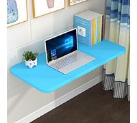Table pliante murale - Table pliante polyvalente pour cuisine et buanderie, bureau flottant peu encombrant avec support, idéal pour les postes de travail et les petits espaces
