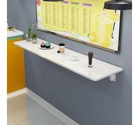 Table Pliante Murale, Table Pliante Robuste, Solutions d'établi Pratiques, étendoir à Linge, avec Support en métal, Convient aux garages, Bars de sous-Sol et salles d'étude