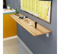 Table Pliante Murale, Table Pliante Robuste, Solutions d'établi Pratiques, étendoir à Linge, avec Support en métal, Convient aux garages, Bars de sous-Sol et salles d'étude