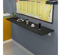 Table Pliante Murale, Table Pliante Robuste, Solutions d'établi Pratiques, étendoir à Linge, avec Support en métal, Convient aux garages, Bars de sous-Sol et salles d'étude