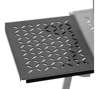 Table pliante - Plaques de connexion de table - Produits de camping MES - Plateau de table de camping noir minimaliste et élégant - Accessoire de table de camping pour barbecue, pique-nique, camping