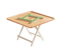 Table pliante portable avec pieds pour un rangement facile, idéale pour les jeux de dominos, de poker, de mahjong, parfaite pour la maison et l'extérieur