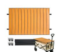 Table Pliante Portable en Plein air - Plateau en métal - Pique-Nique de Voyage - BBQ Camp Beach Yard - Bureau de Rangement léger et Pliable pour Cuisinier, Camping Compact