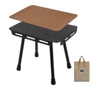 Table Pliante Portable - Table De Camping Pliable, Banc De Collation Extérieure Multi-Usage | Utilitaire De Pique-Nique Pliant, Support De Cuisson Compacte, De Voyage pour La