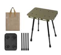 Table pliante portable - Table pliante | Table pliante | Antidérapant Heavy Duty Gear Desk Meubles Portable Tabouret pour Dortoir Conférences Petits Espaces Salle de Salle de Séjour