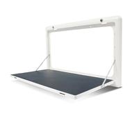 Table Pliante pour Camping-Car ou Caravane, en Alliage d'aluminium, idéale pour Les Repas d'extérieur. Conception Monobloc sans Joint, Double Verrouillage et éclairage LED.