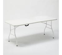 Table pliante rectangulaire 180x74cm pour jardin et camping Zugspitze