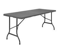 Table Pliante Rectangulaire Effet Rotin 1829 mm Bolero G