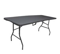 Table pliante rectangulaire grise 239 x 74 x 74 cm