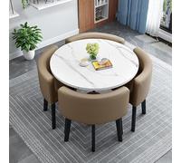 Table pliante réglable avec chaises Design compact et polyvalent Idéal pour la salle à manger et les conférences Facile à ranger Idéal pour la maison et le bureau