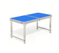 Table pliante réglable, légère, résistante aux rayures, facile à nettoyer pour les activités de plein air