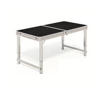 Table pliante réglable, légère, résistante aux rayures, facile à nettoyer pour les activités de plein air
